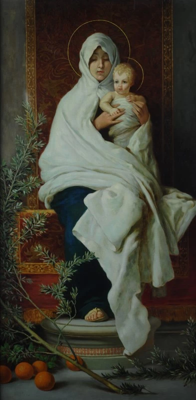 Madonna col Bambino. Madonna dell'ulivo